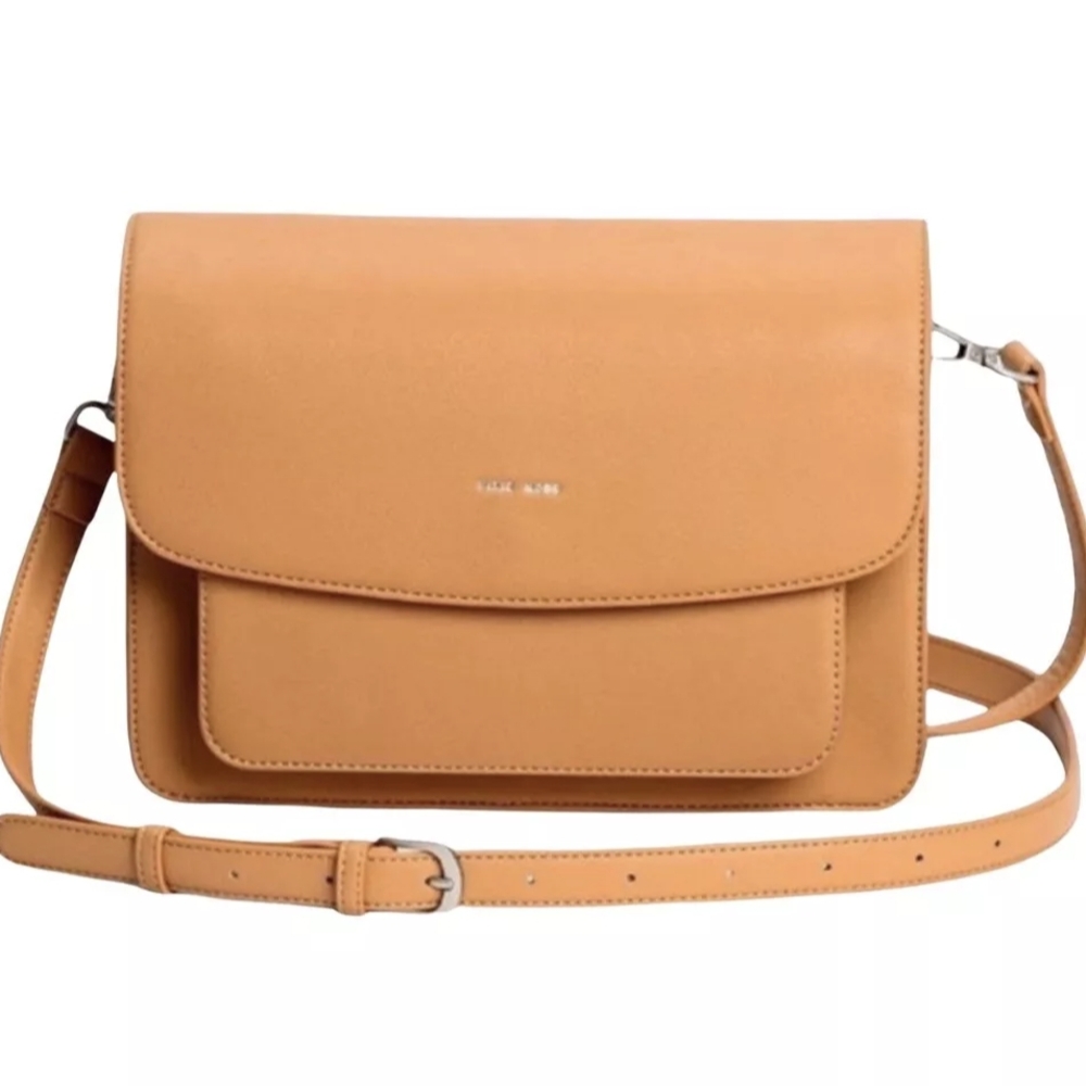NEW Pixie Mood Zoe Crossbody Bag Vegan Leather Honey Brown Purse